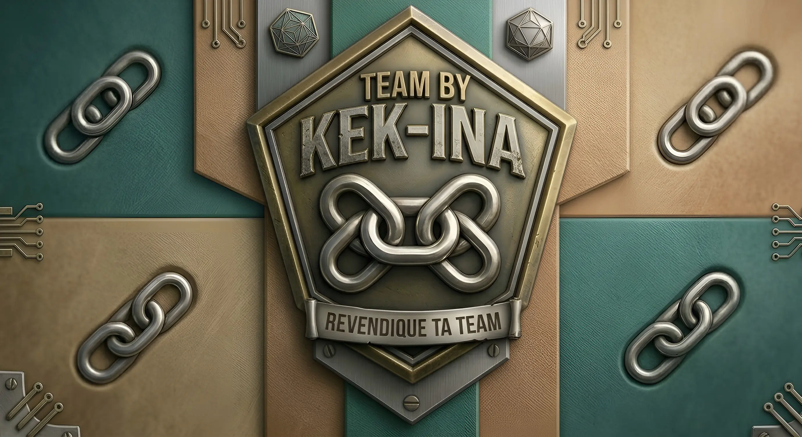 Team by Kek-Ina - Revendique ta team, collection d'écussons thématiques