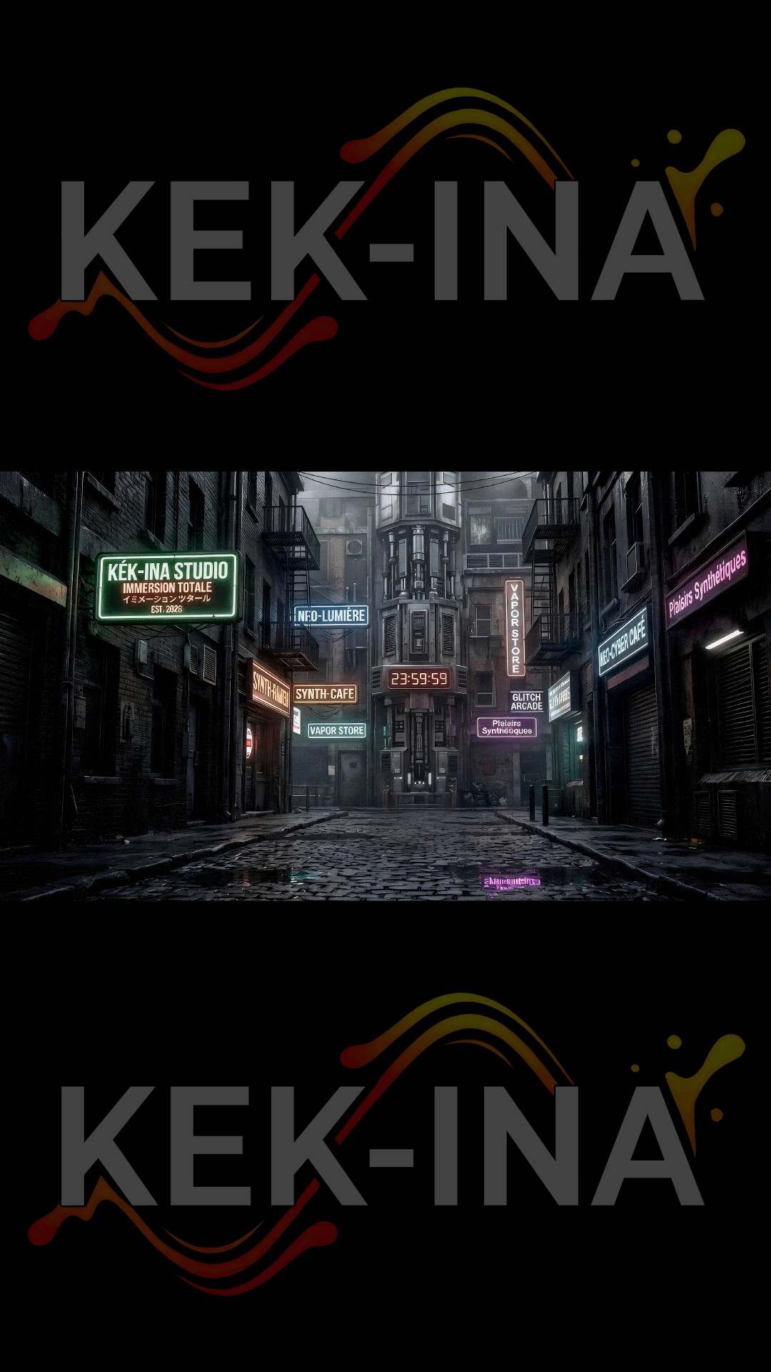 Wallpaper Ruelle sombre portrait